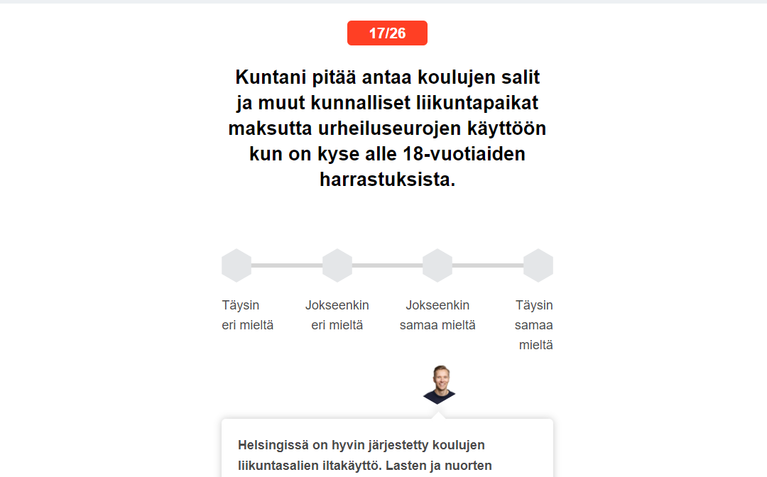 Arvaa mistä aiheesta ei ole tarvinnut juuri vaalikoneisiin vastailla?